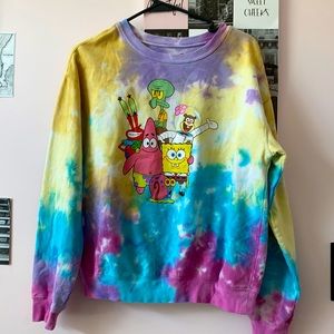 tie dye sweatshirt
